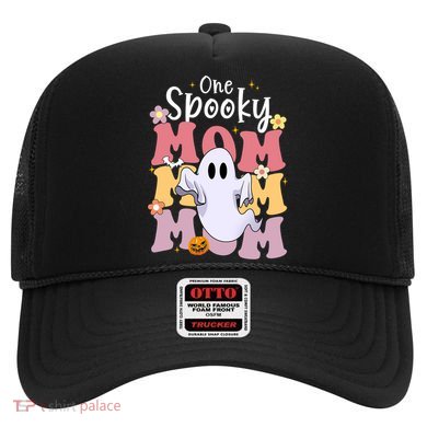 One Spooky Mom Halloween Cute Ghosts Grovvy Mommy Gift Meaningful Gift Hat