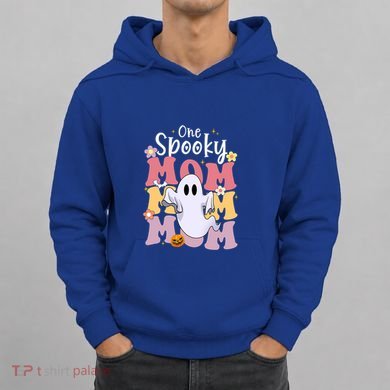 One Spooky Mom Halloween Cute Ghosts Grovvy Mommy Gift Meaningful Gift Hoodie