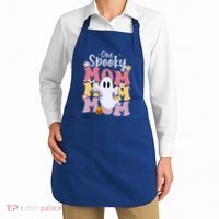 One Spooky Mom Halloween Cute Ghosts Grovvy Mommy Gift Meaningful Gift Apron thumb 2