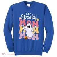 One Spooky Mom Halloween Cute Ghosts Grovvy Mommy Gift Meaningful Gift Sweatshirt thumb 0