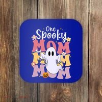 One Spooky Mom Halloween Cute Ghosts Grovvy Mommy Gift Meaningful Gift Coaster thumb 0
