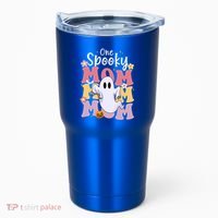 One Spooky Mom Halloween Cute Ghosts Grovvy Mommy Gift Meaningful Gift Tumbler thumb 0