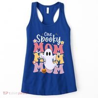 One Spooky Mom Halloween Cute Ghosts Grovvy Mommy Gift Meaningful Gift Women's Tank Top thumb 0