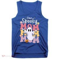 One Spooky Mom Halloween Cute Ghosts Grovvy Mommy Gift Meaningful Gift Tank Top thumb 0
