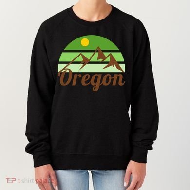 Oregon Simple Mountain Logo Women's Sweatshirt