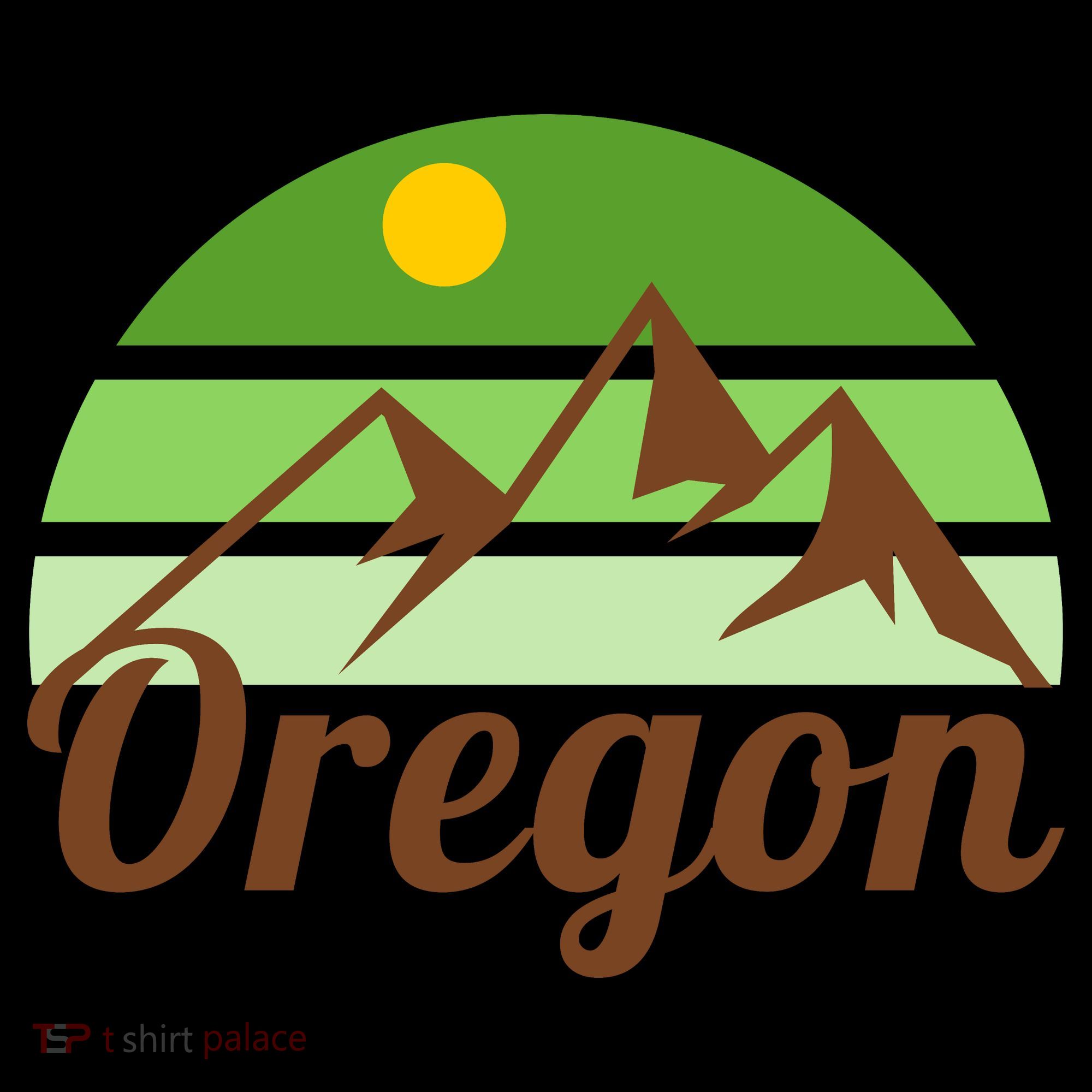 Oregon Simple Mountain Logo Backpack