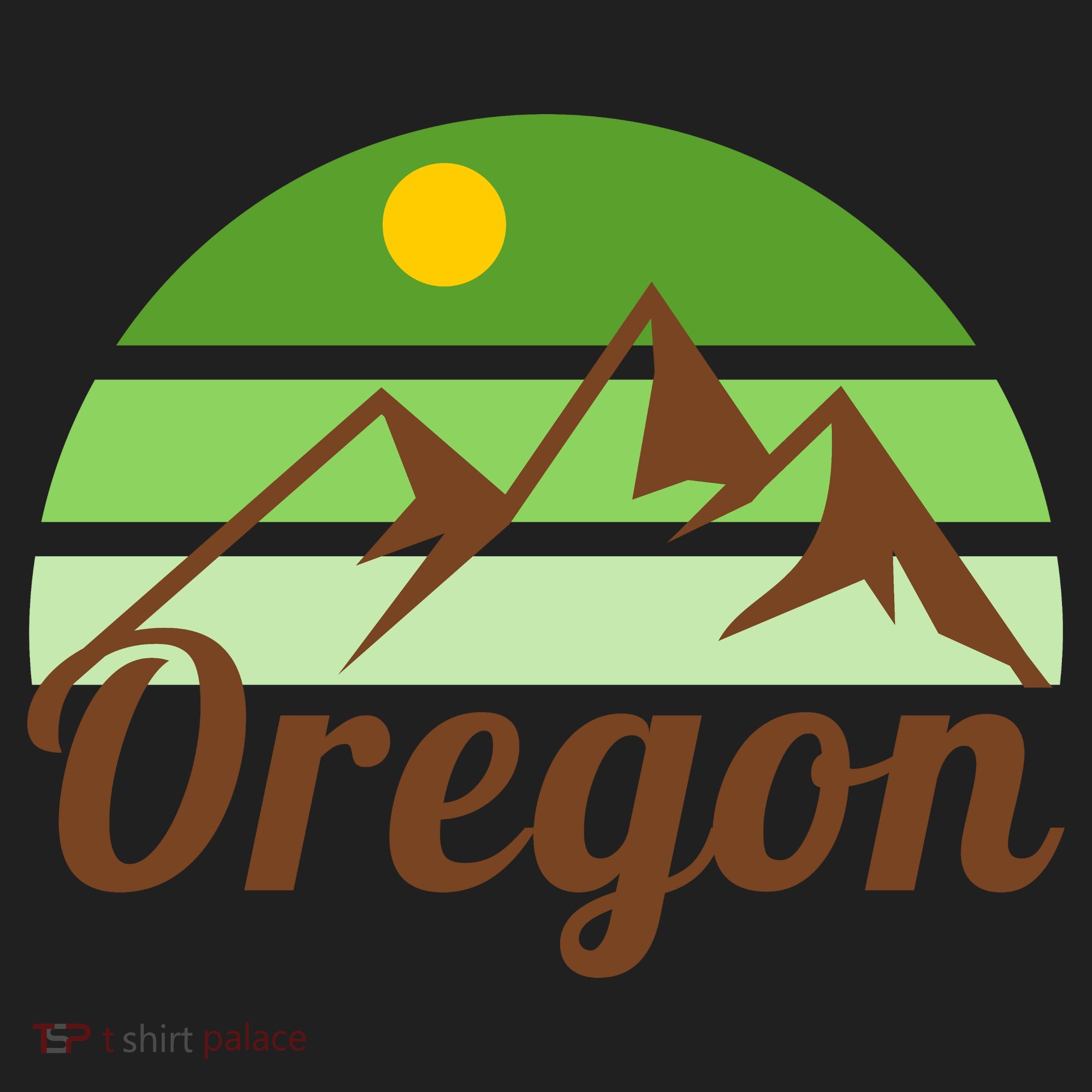 Oregon Simple Mountain Logo Beanie