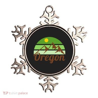 Oregon Simple Mountain Logo Ornament