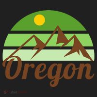 Oregon Simple Mountain Logo Golf Towel thumb 3