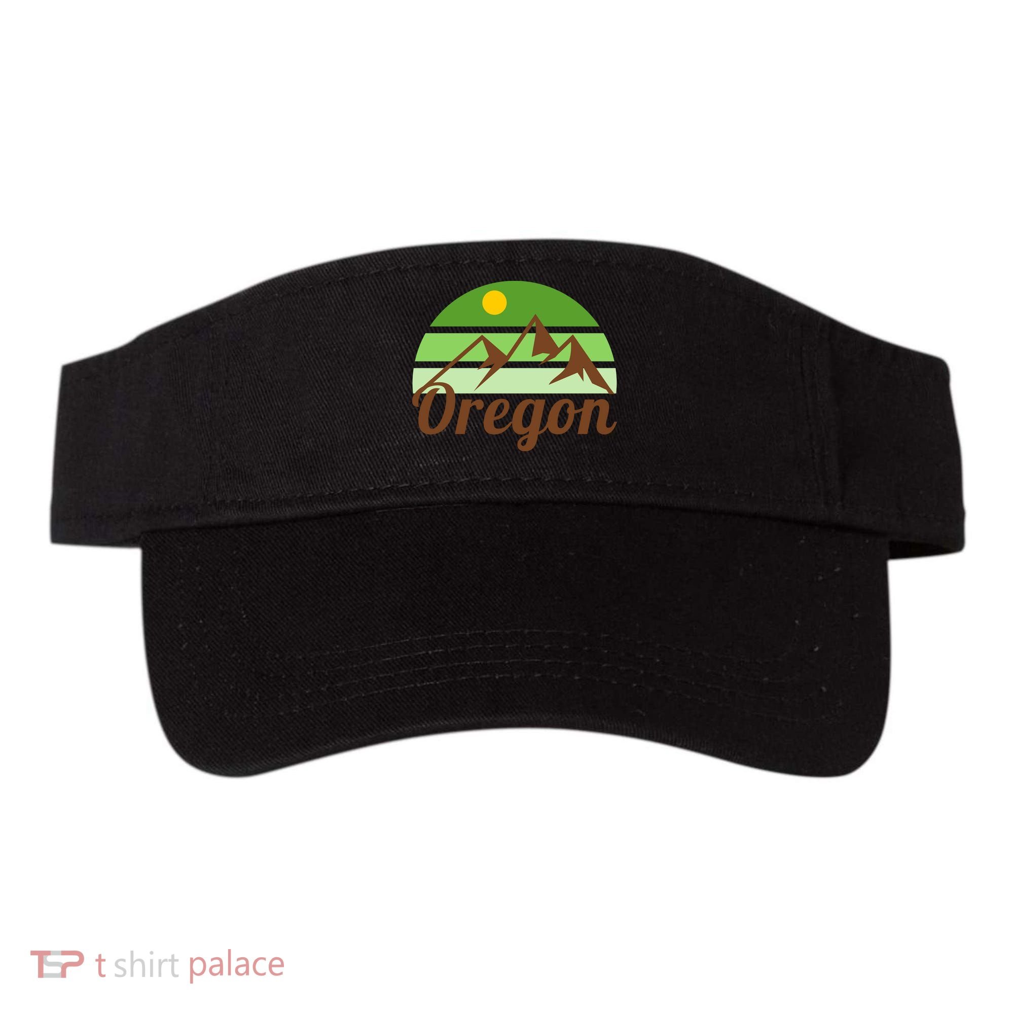 Oregon Simple Mountain Logo Visor