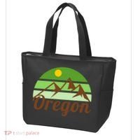 Oregon Simple Mountain Logo Tote Bag thumb 3