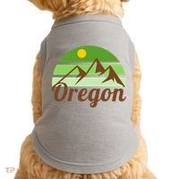 Oregon Simple Mountain Logo Doggie Tank thumb 0