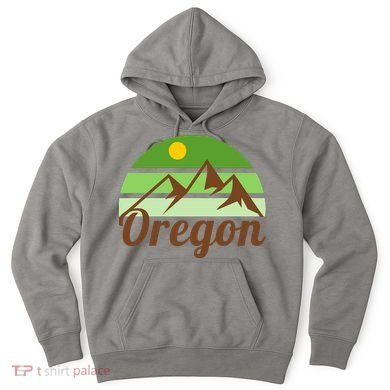 Oregon Simple Mountain Logo Hoodie
