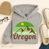 Oregon Simple Mountain Logo Hoodie thumb 4