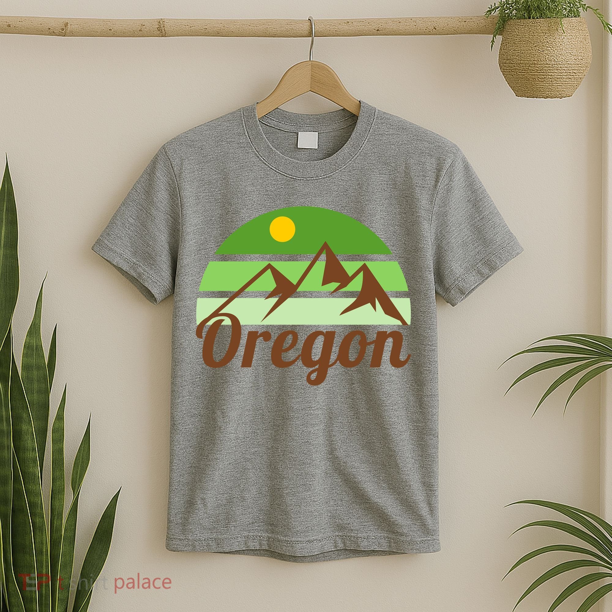 Oregon Simple Mountain Logo T-Shirt