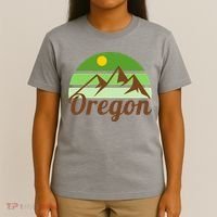 Oregon Simple Mountain Logo T-Shirt thumb 4