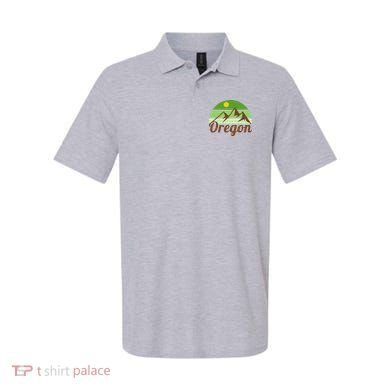 Oregon Simple Mountain Logo Polo