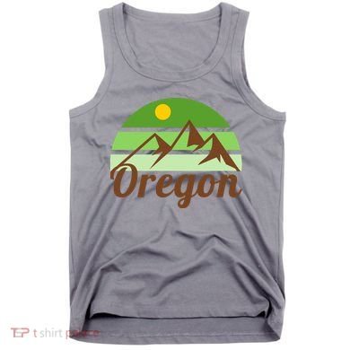 Oregon Simple Mountain Logo Tank Top
