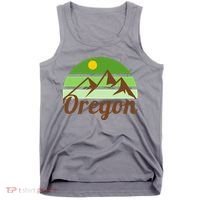 Oregon Simple Mountain Logo Tank Top thumb 0