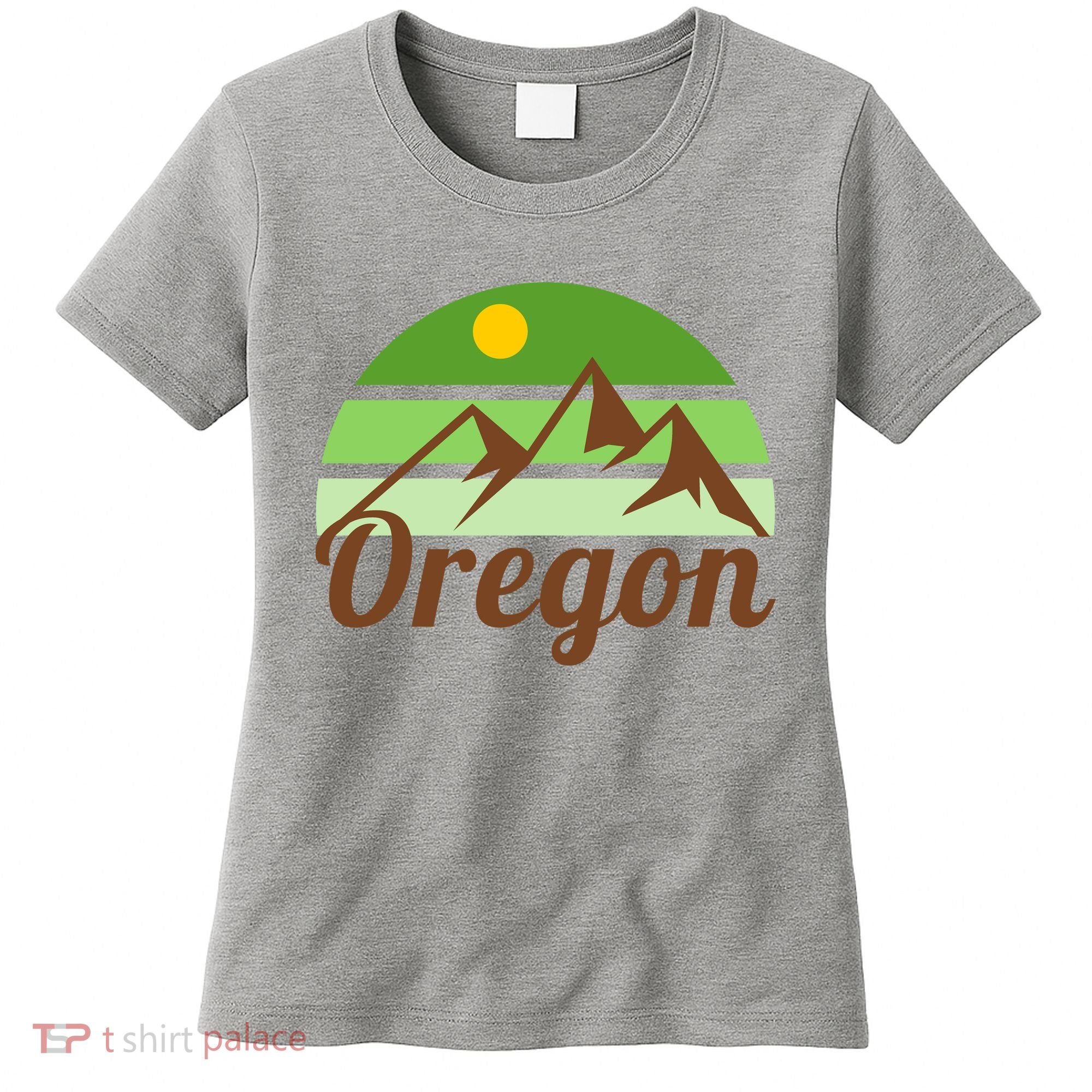 Oregon Simple Mountain Logo Women's T-Shirt