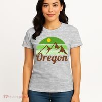 Oregon Simple Mountain Logo Women's T-Shirt thumb 4
