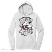 Opossum Screaming My Neck My Back My Anxiety Attack Women's Hoodie thumb 0