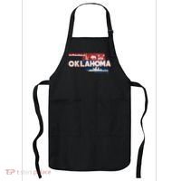 O.K.L.A.H.O.M.A State Map Road Trip Oklahoma City Tulsa Norman Apron thumb 0