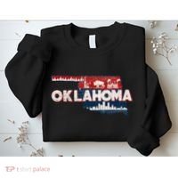 O.K.L.A.H.O.M.A State Map Road Trip Oklahoma City Tulsa Norman Sweatshirt thumb 2