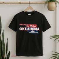 O.K.L.A.H.O.M.A State Map Road Trip Oklahoma City Tulsa Norman T-Shirt thumb 2