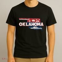 O.K.L.A.H.O.M.A State Map Road Trip Oklahoma City Tulsa Norman T-Shirt thumb 3