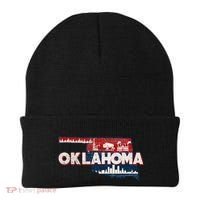 O.K.L.A.H.O.M.A State Map Road Trip Oklahoma City Tulsa Norman Beanie thumb 0