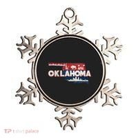 O.K.L.A.H.O.M.A State Map Road Trip Oklahoma City Tulsa Norman Ornament thumb 0