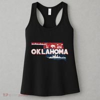 O.K.L.A.H.O.M.A State Map Road Trip Oklahoma City Tulsa Norman Women's Tank Top thumb 3