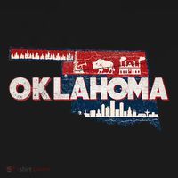 O.K.L.A.H.O.M.A State Map Road Trip Oklahoma City Tulsa Norman Baby Bodysuit thumb 2