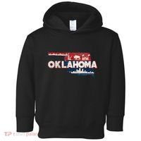 O.K.L.A.H.O.M.A State Map Road Trip Oklahoma City Tulsa Norman Toddler Hoodie thumb 0