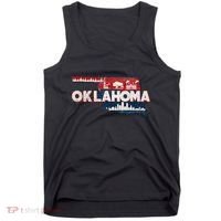 O.K.L.A.H.O.M.A State Map Road Trip Oklahoma City Tulsa Norman Tank Top thumb 0