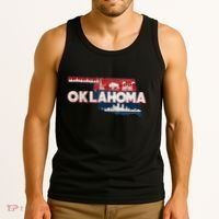 O.K.L.A.H.O.M.A State Map Road Trip Oklahoma City Tulsa Norman Tank Top thumb 3