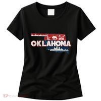 O.K.L.A.H.O.M.A State Map Road Trip Oklahoma City Tulsa Norman Women's T-Shirt thumb 0