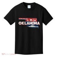 O.K.L.A.H.O.M.A State Map Road Trip Oklahoma City Tulsa Norman Kids T-Shirt thumb 0