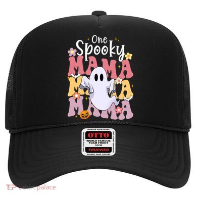 One Spooky Mama Halloween Cute Ghosts Grovvy Mommy Gift Hat