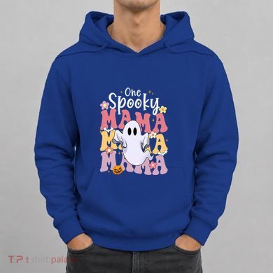 One Spooky Mama Halloween Cute Ghosts Grovvy Mommy Gift Hoodie