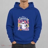 One Spooky Mama Halloween Cute Ghosts Grovvy Mommy Gift Hoodie thumb 0