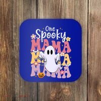One Spooky Mama Halloween Cute Ghosts Grovvy Mommy Gift Coaster thumb 0