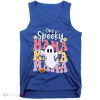 One Spooky Mama Halloween Cute Ghosts Grovvy Mommy Gift Tank Top thumb 0
