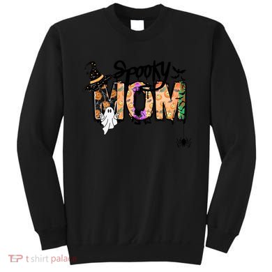 One Spooky Mom Mother Day Halloween Ghost Costume Gift Sweatshirt