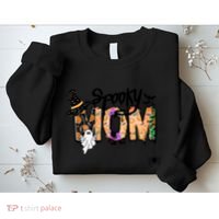 One Spooky Mom Mother Day Halloween Ghost Costume Gift Sweatshirt thumb 2