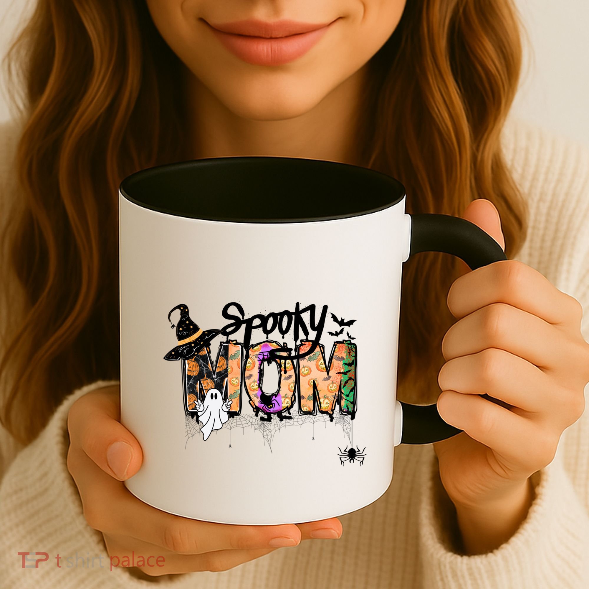 One Spooky Mom Mother Day Halloween Ghost Costume Gift Coffee Mug