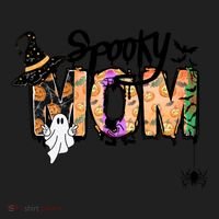 One Spooky Mom Mother Day Halloween Ghost Costume Gift Beanie thumb 2