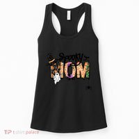 One Spooky Mom Mother Day Halloween Ghost Costume Gift Women's Tank Top thumb 0