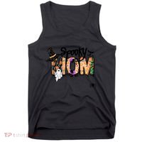 One Spooky Mom Mother Day Halloween Ghost Costume Gift Tank Top thumb 0